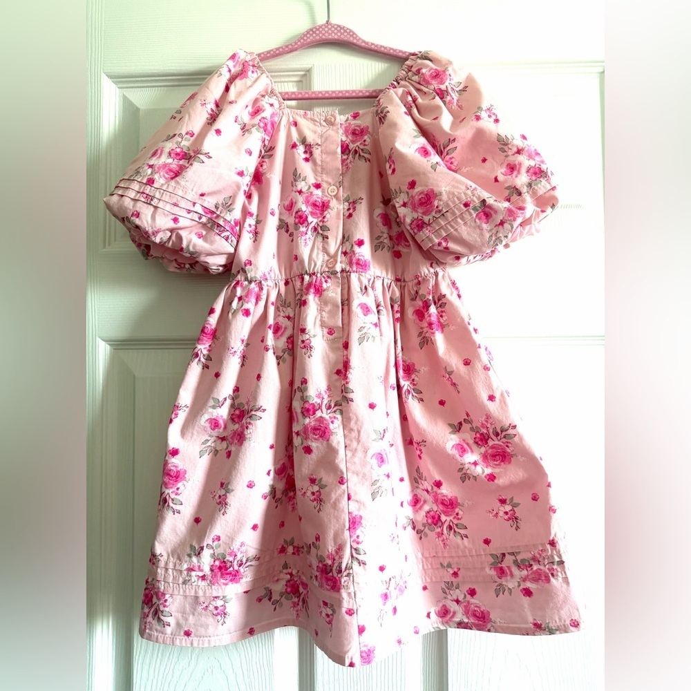 Between Adorable Pink Floral Kids Dress - Picture 2 of 3